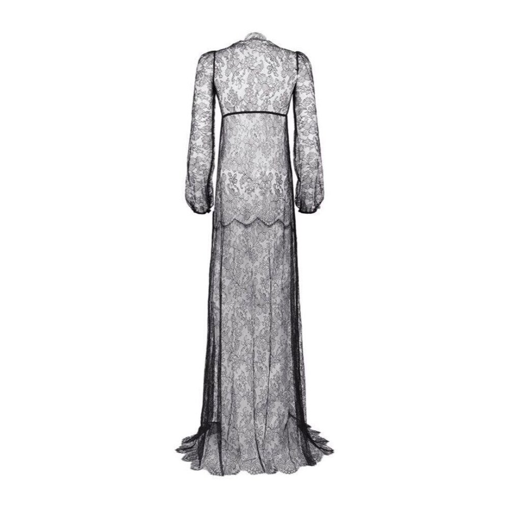 Agent Provocateur Thea SOIREE Black Lace M/L Maxi Gown NWT $2,885 - Picture 11 of 15